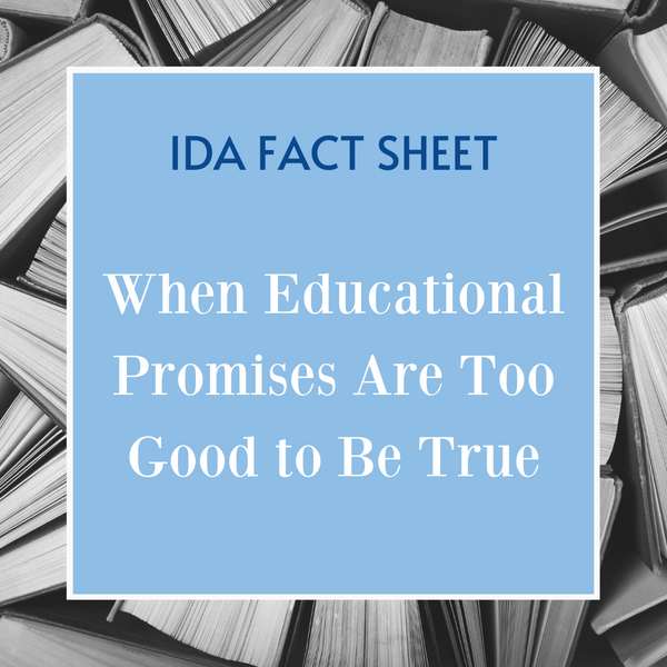 When Educational Promises Are Too Good to Be True