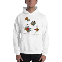 "See the Able Not the Label" Floral Unisex Hoodie