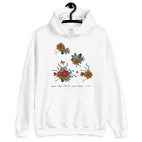 "See the Able Not the Label" Floral Unisex Hoodie